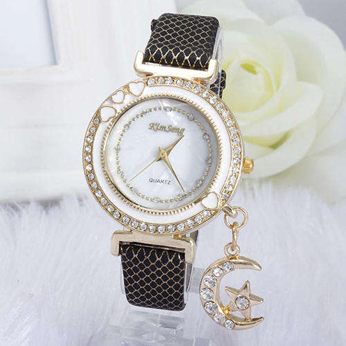 Ladies Stunning & Elegant Rhinestone Encrusted Watch